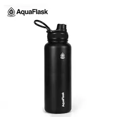 AQUAFLASK - Botella de Acero Inoxidable 1.2 L Space Black