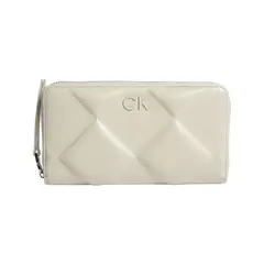CALVIN KLEIN - BILLETERA QUILT LARGE ZIP AROUND WALLET CK