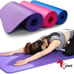 NO LOGO - Matt De Yoga De 15 MM Color Azul