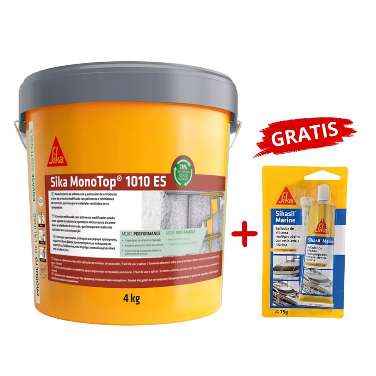 Protector anticorrosivo MonoTop®1010 ES + Sikasil Marine
