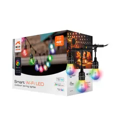 NEXXT SOLUTIONS - GUIRNALDA DE LUCES NEXXT RGB 24 BULBS48FT PN NHB-O100
