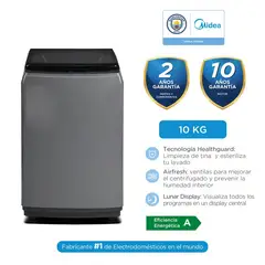 MIDEA - Lavadora Automática 10 kg dark grey