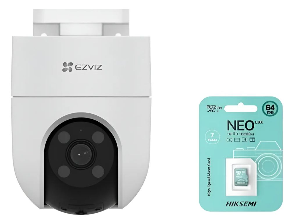 Cámara de Seguridad para Exteriores H8C 2MP + SD 64GB