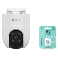 EZVIZ - Cámara de Seguridad para Exteriores H8C 2MP + SD 64GB