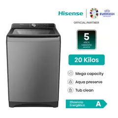 HISENSE - Lavadora 20kg Carga Superior WT3T2023UT