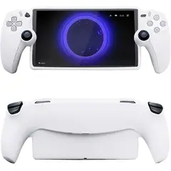 GENERICO - Case Funda Protectora Silicona Color Blanco Playstation PS5 Portal