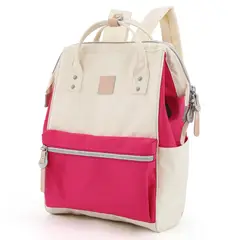 HIMAWARI - - Mochila Sorrel 13 Laptop Girls BP #40 - Crema y Rojo Rosa