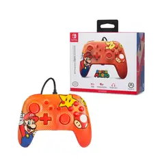 NINTENDO - Mando Power A Mario Orange Oficial