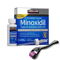 KIRKLAND - Minoxidil Topical Solution Caja+ Dermarroller