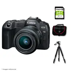 CANON - Cámara EOS R8 + Lente RF 24-50mm f45-63 IS STM + Kit Deluxe