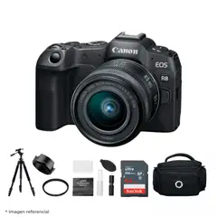 CANON - Cámara EOS R8 + Lente RF 24-50mm f45-63 IS STM + Kit Ultimate