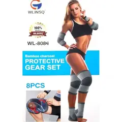 GENERICO - Kit De Proteccion Genérico Ortopedica 8 Piezas De Carbón De Bambu