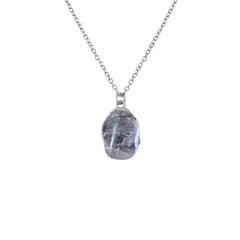 GENERICO - Collar Amatista Pálida Regalo Mamá Cumpleaños Joya Plata