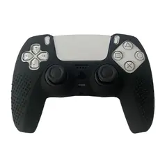 GENERICO - Case Funda Protectora Silicona Mando Control PS5 DualSense Color Negro