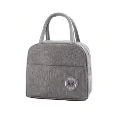 GENERICO - Lonchera Térmica de Alimentos y Bebidas Gris