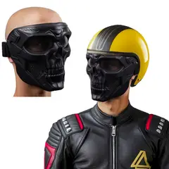 GENERICO - Lente Cortaviento Mascara Rostro Moto Bicicleta Sol Lluvia