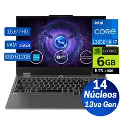 LENOVO - LOQ 15IRX9 83DV00FKLM i7 13650HX 16GB 512GB SSD 6GB VIDEO RTX 4050