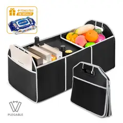 KELLER - Organizador Plegable para Auto y Pañitos Húmedos de Regalo