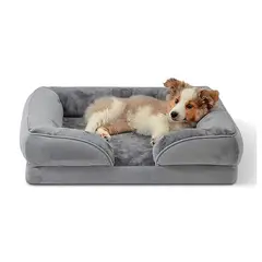 QUE PATAS PET SHOP - Cama Ortopédica Perros Grandes Funda Lavable Antideslizante Talla L