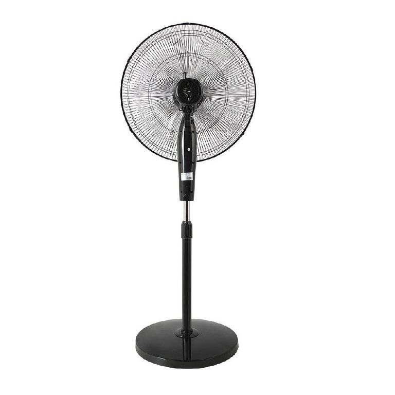 VENTILADOR DE PIE FS9320 93 WATTS PEDESTAL 3 VELOCIDADES NEGRO