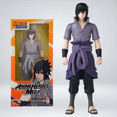 BANDAI NAMCO - FIGURA ANIME HEROES MEGA - NARUTO SHIPPUDEN - SASUKE UCHIHA