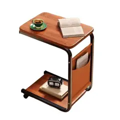 QUE PATAS PET SHOP - Mesa Auxiliar Con Ruedas Multiuso 2 Niveles Ajustable