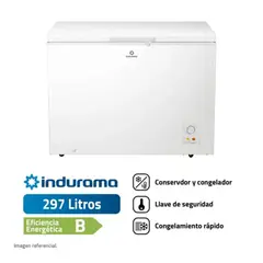INDURAMA - Congelador Horizontal 297 litros Blanco CI-320BL