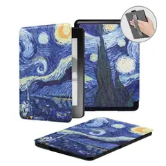 GENERICO - Case Funda para Kindle Paperwhite 12° 2024 C/sujetador NocheEstrellada