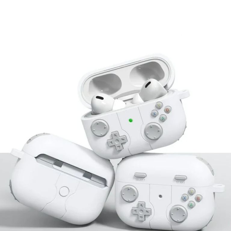 Funda Silicona Nintendo Para Samsung Buds 3 Pro - Blanco