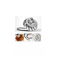 GENERICO - Faro De Ojo De Diablo Led 2 lupas Para Moto Faros Auxiliares