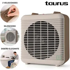 TAURUS - Calefactor S2000 2 Velocidades 2000 W