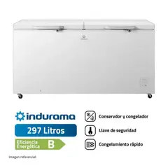 INDURAMA - Congelador Horizontal 420 litros Blanco CI-420BL