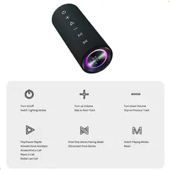 TRONSMART - Parlante Mirtune C2 Parlante Bluetooth 24w Ipx7 Bt 5.3