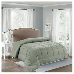 ALTENBURG - Edredón Plumi Gold 100% Algodón Pima 2 Plazas VERDE AGUA