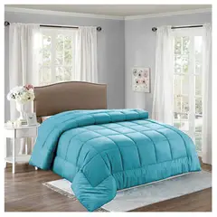 ALTENBURG - Edredón Plumi Gold 100% Algodón Pima 2 Plazas AZUL AGUA