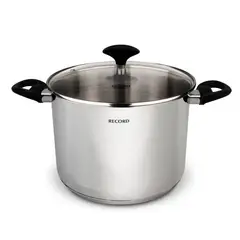 RECORD - Olla alta de acero inoxidable Gia Plus 8L N24
