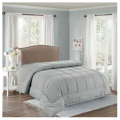 ALTENBURG - Edredón Plumi Gold 100% Algodón Pima 2 Plazas GRIS CLARO