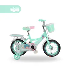 GENERICO - Bicicleta aro 12 para niña doble asiento