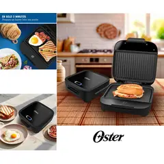 OSTER - Sandwichera compacta con platos hondos CKSTSM400 053