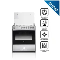INDURAMA - Cocina Cataluña 6 Hornillas Croma