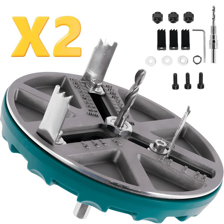 Pack de 2 Sierras de Perforado – Herramienta Infaltable