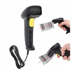 SEISA - Pistola Lector Codigo De Barras USB Pc Laptop con Cable