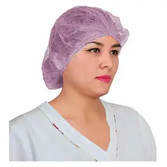 GENERICO - Tocas COFIA Cubre Cabeza LILA-MORADO - PQTE x 100 unidades