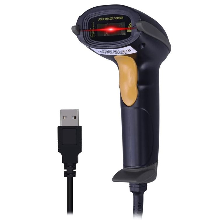 Pistola Lector Codigo de Barras Escáner con Cable
