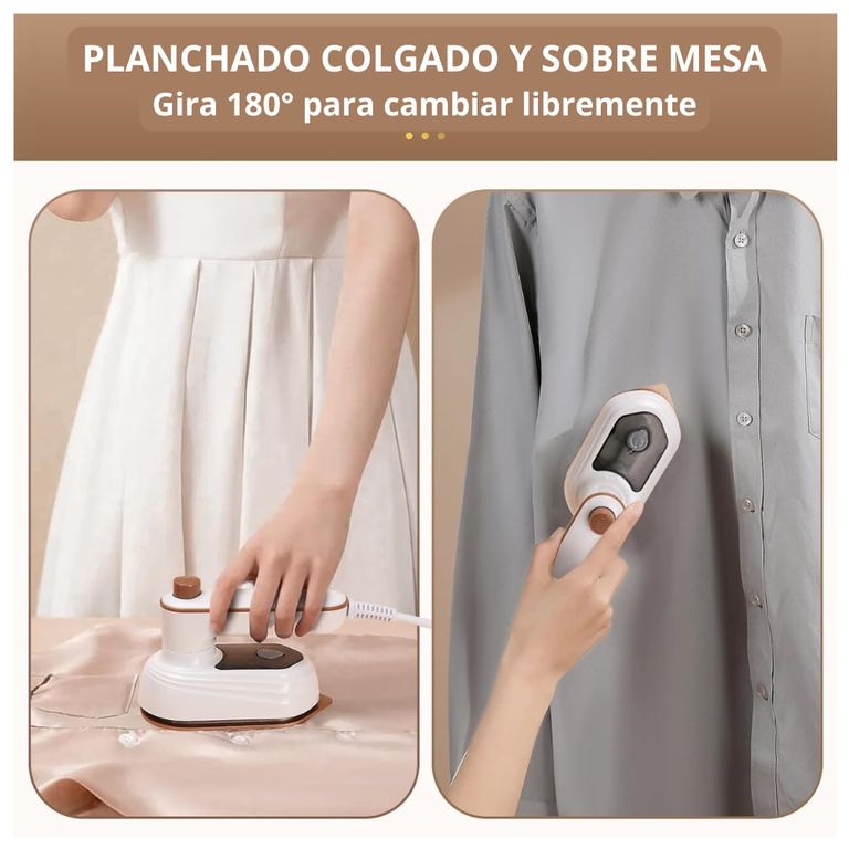 Plancha a Vapor Electrica Vaporizador De Ropa Portátil De Mano