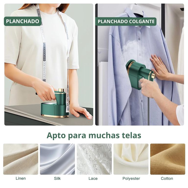 Plancha a Vapor Electrica Vaporizador De Ropa Portátil De Mano