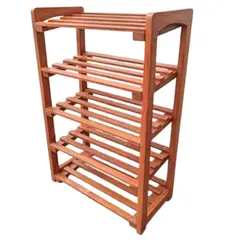 START FG - Zapatera abierta Club Net en madera Nogal