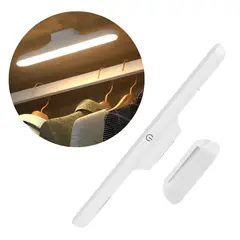 HOGARMAS - Lámpara LED Magnética para Closets y Escritorios Blanca