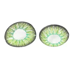 GENERICO - Lentes de contacto verde + estuche