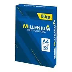 MILLENIUM - Papel bond A4 de 80gr. paquete 500 hojas -